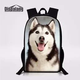 Рюкзак Displang продавать детские школьные животные отпечатки собак Легкая задняя упаков