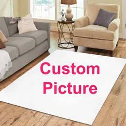 Custom Carpet Rug Printed Rectangle Area Rugs for Adult Yoga Mats Living Room Decorative Drop Personalized Doormat 240418