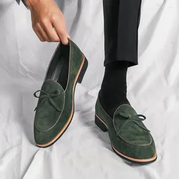 Lässige Schuhe grüne Männer, die Slebringe für handgefertigtes Zapatos de Hombre strömen, strömen atmungsaktiv
