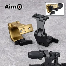 Освещение тактического быстрого FTC Omni Magnier Mount Metal Metal Doptic Scope Basing Base G33 G43 G45 Juliet Micro 3x Airsoft Accessories