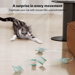 Interactive Cat Toy: Automatic Moving Kitten Toy with LED, USB