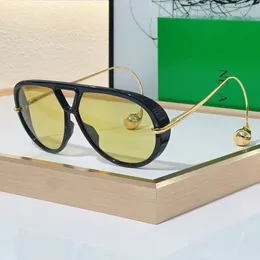 Designer Mulheres óculos de sol Novo inovador para homens 1273 Óculos de óculos de óculos de sol acetato metal oval praia de luxo Óculos de sol Anti-UV400 Proteção à radiação