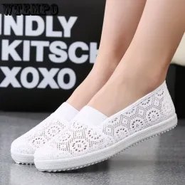 Boots WTEMPO Mesh Women Flat Shoes Lightweight Women Sneakers Breathable Ladies Casual Shoes Chaussure Femme Calzado Mujer Plus Size