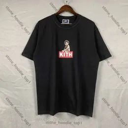 Kith Designer T Shirt Mens T Shirt Luxury Trendy Short Sleeve Kith Shirt Grafisk tryckt bokstav Kvinnor Löst och andningsbara kläder Casual Kith T Shirt 6320