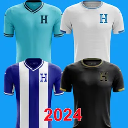 2024 2025 Drużyna narodowa Honduras Męskie koszulki piłkarskie Kids Carlos Rodriguez Lozano Quioto Garcia Home Away Football Shirt 24 25 wstępów