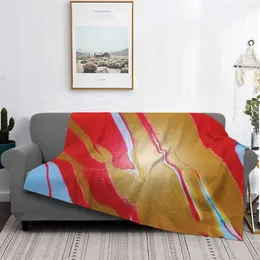 Одеяла Железное безумие четыре сезона Удобно теплое мягкое одеяло Кристина Роджерс Пеннироу Красное Золото белое, вдохновляющее акрил, акрил