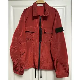 Stones Designerin Windbreaker Jacke für Herren Luxus Designer Mantel Reflektierende Jacke wasserdichte Oberbekleidung Designerin weißer rot