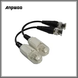 HD CVI/AHD/TVI için Twisted Bnc CCTV Pasif Alıcı Verimler CAT5 CCTV UTP Video Balun IPC 2MP 3MP 4MP ANPWOO 212 200M Aralık