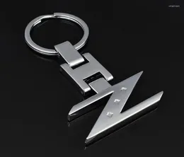 Keychains Alloy Car Styling Keychai Z Style Key Chain Rings för Nissan 280ZX 300ZX 350Z 370Z Tillbehör SMAL223072276