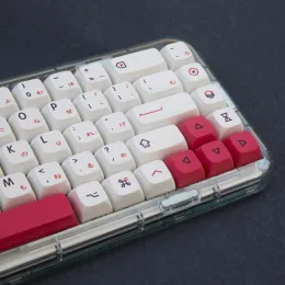 Appliances Kon Momo KeyCap Russo/giapponese tastie di tastiera meccanica LansGuage Keycaps XDA Profilo PBT Sublimation 61/64/68/78/84/87/96/980/108