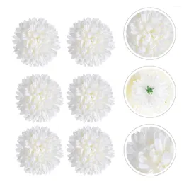 Dekorativa blommor 10 st konstgjorda hortensia bröllop bukett dekorationer scenlayout rekvisita simulerade krysantemum