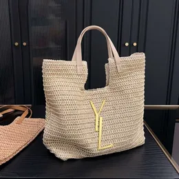 ストローバッグビーチバッグトートバッグデザイナーバッグハンドバッグバッグIcare Lafite Straweded Plus Liggent Shoppingbag for Woman Mens Luxury Bag Designer Travel Crossbody Bag