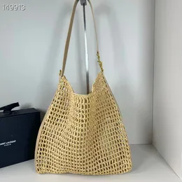 Designer borse da tote borse di paglia Donne rafia borsette di moda sacca spiaggia da spiaggia petit sacca borse di lusso a maglieria spalla spalla per vacanza all'uncinetto borsetto borsetto Prpu