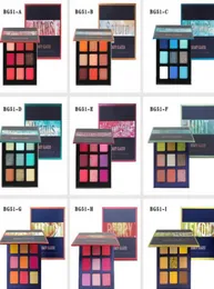 Palette di ombretto vetrate di bellezza 9 colori ombre oculare versione 15 Glitter di colore diverso illuminano il luccichio opaco coloris palet1154197