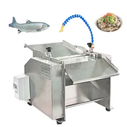 Efficient Fish Fillet Peeling Cod Fish Catfish Skin Scraping Removing Machine Desktop Fish Peeling Machine