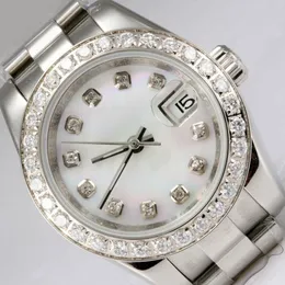 Роскошные бренд Man Watch Mens Automatic Watch Luxury Watch Luxury Gold Watch Automatic Diamond Bezel и маркировка с Mop Dial Designer Watch AAA с коробкой 36 мм