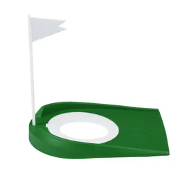 Golf interno che mettono allenatore con bandiera buca putter verde allenamento di allenamento casa di allenamento per esterni Aiuto a bordo regolabile buco