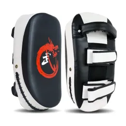 Boxe 1/2pcs in pelle PU Boxe Target Hand Kicking Pad Borse per Muay Thai Taekwondo MMA Martial Arts Training Fitness Equipment