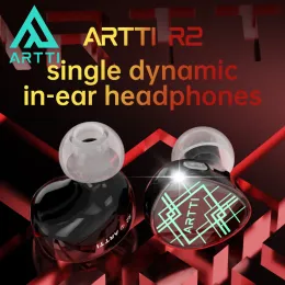 سماعات الأذن Artti R2 Hifi IEMs في سماعات الأذن السلكية ثلاثية الأبعاد راتنجات الطباعة OFC+SPC هجينة 10 مم ديناميكية 24 ديسيبل تخفيض الضوضاء السلبي