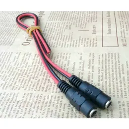 Pure Copper Conductor 5.5/2.1 RVB Wire Female Connector DC Dual Connection Cable Power Supply 5521 Power Female Connector