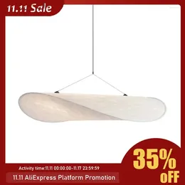 Sapatos casuais lâmpada pendente dobrável lustre nórdico teto led teto para decoração de sala de estar decoração de casa moderna luminária interna de luminária interna