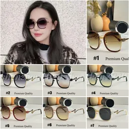 19 Opzioni occhiali da sole di moda di qualità premium squisiti occhiali da sole da sole con scatola da donna con scatola