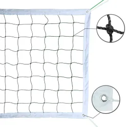 Volleyball 960x100cm Volleyball Net Outdoor Beach Volleyball Net Professional TranInng Standard Tennis Badminton Mesh för inomhus