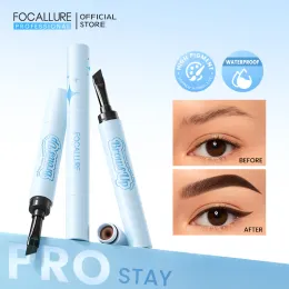 Potenziatori focalizzano la crema gel del sopracciglio 3D 2 in 1 eyeliner matita 3 colori 3 colori impermeabile per sopracciglia a pomata Pomade potenziatori Cosmetici