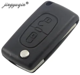 2 pulsanti Flip Case di piegatura Case in bianco guscio per Peugeot 107 207 407 307 307S 308 407 607 807 VA2HCA CE0523 CE05368204519