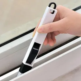 Tragbares Zwei-in-Eins-Reinigungsbürste Multifunktionaler Tür- und Fenstertastaturnut Reiniger Staubschaufel Fensterschiene Reinigungswerkzeug