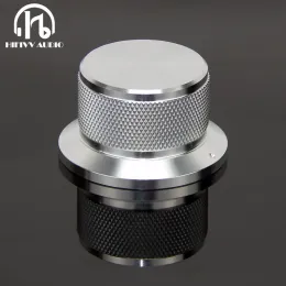 Delar Aluminium Volym Knob HIFI Audio Amplifier Högtalarpotentiometer dämpare Knob Diameter 44mm Höjd 25mm svart silverguld