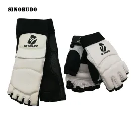 Produkte Hot Halbfinger WTF ITF Taekwondo Handhandschuhe Fußschutz Box -Training Kampfkunsttraining Ausrüstung Intp Fußwache