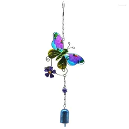 Figurine decorative Butterfly Wind Chime Metal Musical Bells Crafts Decorazione sospesa per la casa Giardino Finestra Patio Lawn