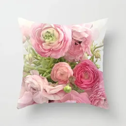Pillow Non-fading Pillowcase High-quality Fabric Luxurious Floral Print Covers Soft Durable Pillowcases For Bedroom