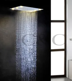 New Arrival Alternating Current 6 PCS LED Yellow Lamps Rainfall Bathroom Shower Head L50X36L1276406