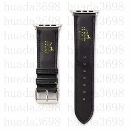 Üst Tasarımcı Lüks Apple Watch Band 38 40 41 42 44 45 49 mm Çiçek Deri Saatler Iwatch 9 8 7 6 5 4 SE 3 2 Tasarımcı Saat Bantları