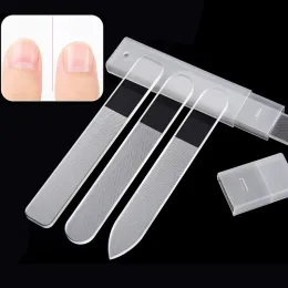 Werkzeuge Nagelkunstdatei Puffing transparentes Schleifen Polieren Langlebige Nano -Glasdatei Manicure Professional Supplies Zubehör Tools