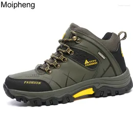 أحذية غير رسمية Moipheng Mens تسلق القمم العالية غير المنزلق أحذية رياضية للجنسين في الهواء الطلق في الهواء الطلق المشي لمسافات طويلة