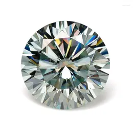 느슨한 다이아몬드 짙은 녹색 컬러 라운드 컷 4mm 화려한 Moissanite 보석 보석 제작 보석 도매 다이아몬드