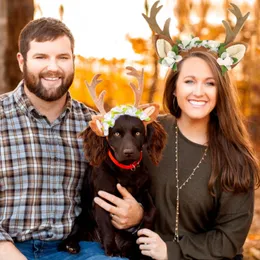 thumbnail image 2 of Dog Costume, Dog Antler Headband, Puppy Animal Ear Headwear Women Halloween Cosplay Party Accessories P 222089668 2 of 9