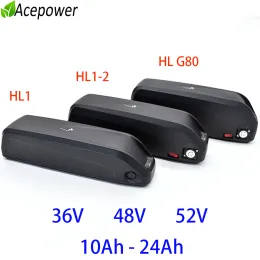 Part Original Hailong Battery 48V 52V ebike Battery 36V 10Ah 24Ah 18650 Cell 350W 500W 750W 1000W BBS01 BBS02 BBS03 BBSHD Battery