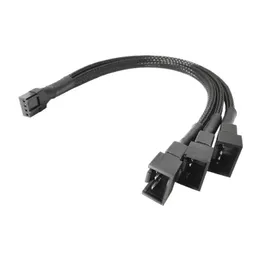 От 1 до 1 2 3 4 Splitter PWM 4PIN 3PIN Computer Computer Mainboard CPU Conctor Cables 3 4 Pins для системы компьютерного охлаждения