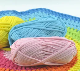 100gpcs New Super Soft Thick Chunky T Shirt Yarn For Knitting Blanket Carpet Handbag Crochet Cloth Yarn lanas para tejer6982105