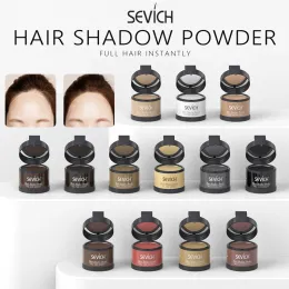 Produkter Sevich 13 färger hårfäste pulver 4g hårfäste skuggpulver direkt svart rot täcker skugga naturligt makeup hår concealer