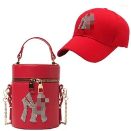Bolsas de ombro com chapéu conjunto 2024 bolsa de compras bolsa de strass e bolsa de tampa de caminhão para mulheres para mulheres