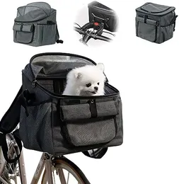 Foldable Bike Pet Carrier: Enjoy Cycling with Your Dog! Premium