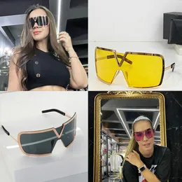 Womens designer rectangular frame sunglasses with large metal frame and connected polyamide high definition large lenses VL 120 neutral luxury sunglasses