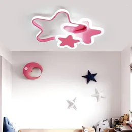 Luzes de teto 52cm LED Mount Dimmable Flush for Children's Room Quarto Estreno Estreno 32W Lâmpadas de lâmpadas domésticas