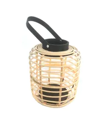 Candele per candele Courtyard esterno Decorazione interno Decorazione in plastica per unghie Rattan Lampada a vento Lampada a lume di candela8132937