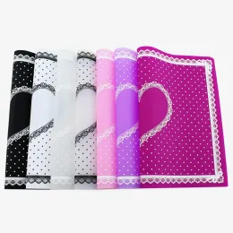 Equipment 28*21cm New Fashion Silicone Pillow Hand Holder Cushion Lace Table Washable Foldable Mat Pad Nail Art Salon Manicure Practice